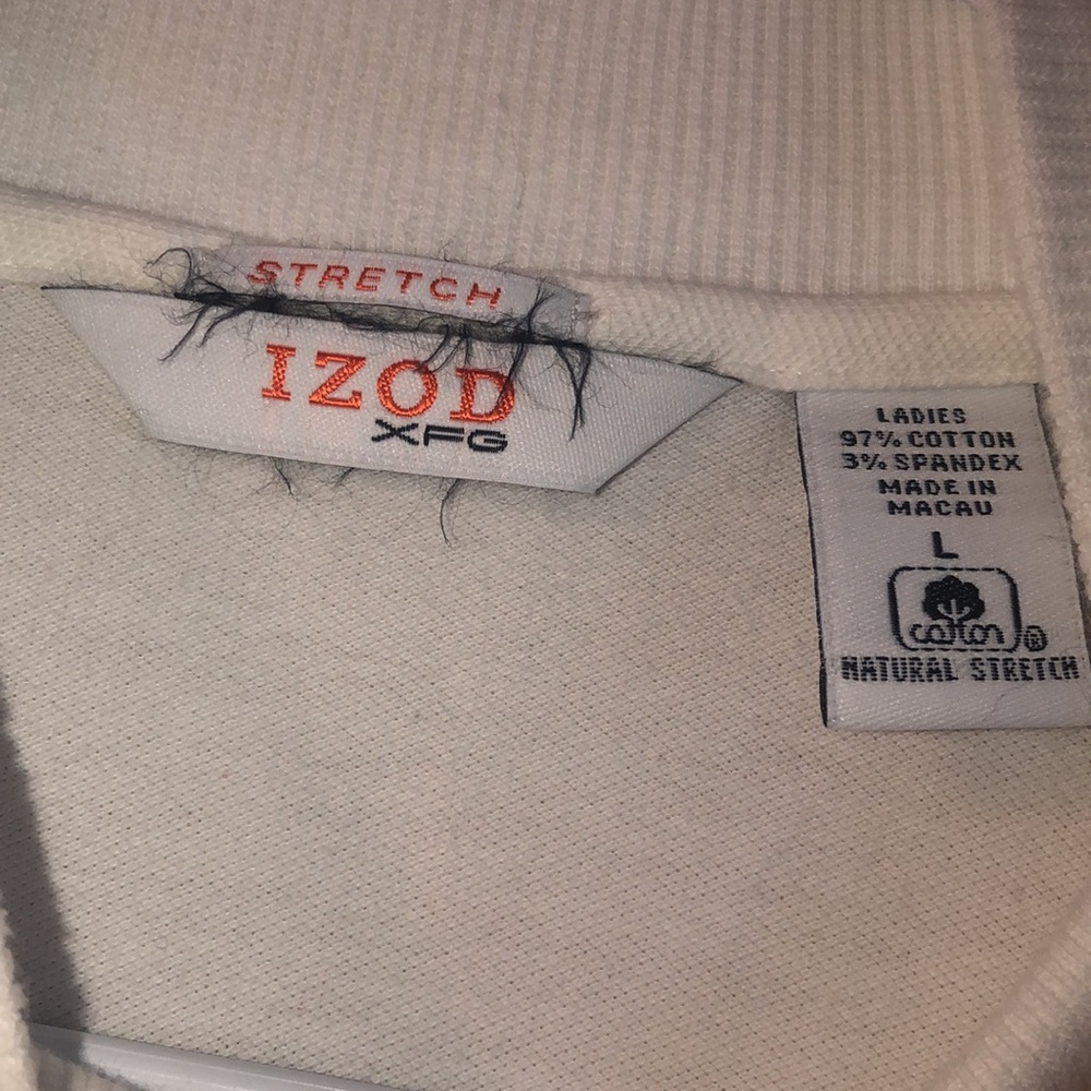 IZOD XFG Stretchy Full Zip Athletic Jacket Pockets Large - Picture 2 of 3